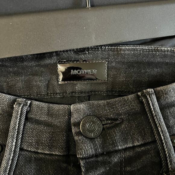 Mother Jeans High Waisted Looker Ankle Fray Night Hawk Denim Jeans Size 25 - Picture 7 of 12